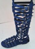 Sandalia Gladiadora Athena Em Jeans 35 Cm Do 33 Ao 43 =