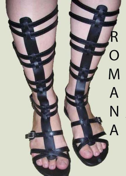 Sandalia Gladiadora Romana 35 Cm De Altura Do 33 Ao 43 =